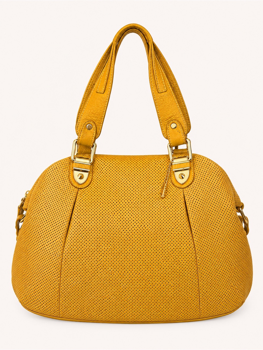 💛 Harriet Rose Mustard Leather Tote Bag 💛 Soft Slouchy Satchel